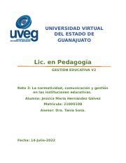 Reto Gestion Edyvsa Docx Universidad Virtual Del Estado De