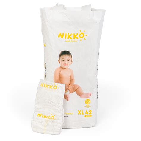 Купить Подгузники Nikko XL, 42 шт в кредит в Алматы – Kaspi Магазин