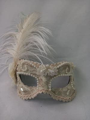 Mascara Julieta Nude Haste Plumas Luxo Festa Elo7