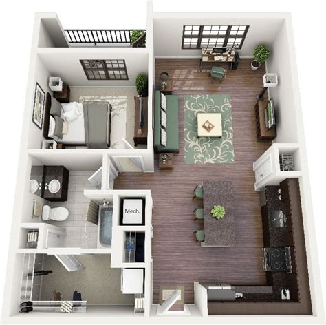 Small Apartment Design Plan