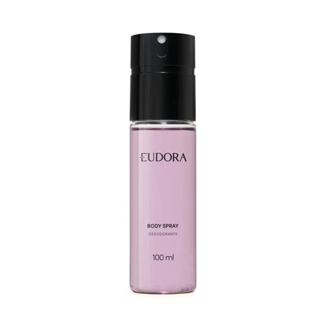 Desodorante Body Spray Eudora Roxo 100ml Cosmeticos Da Ray