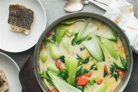 Easy Thai Sea Bass With Bok Choy The Frayed Apron