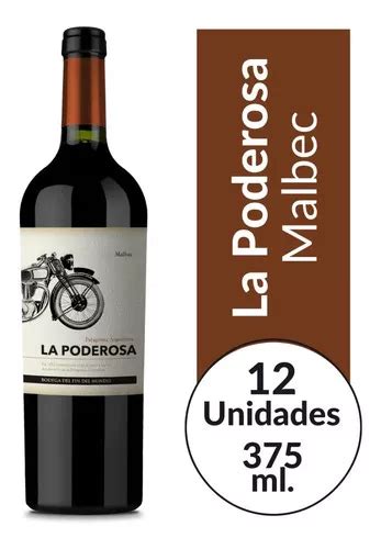 Vino La Poderosa Malbec Ml Pack X Botella Peque A