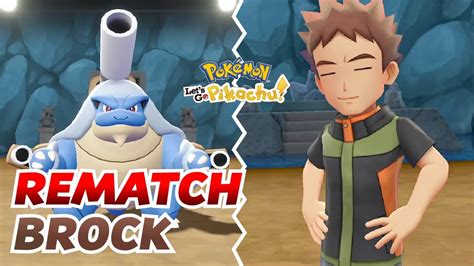 Mega Blastoise Arrasou O Brock Pok Mon Let S Go Pikachu E Eevee Youtube