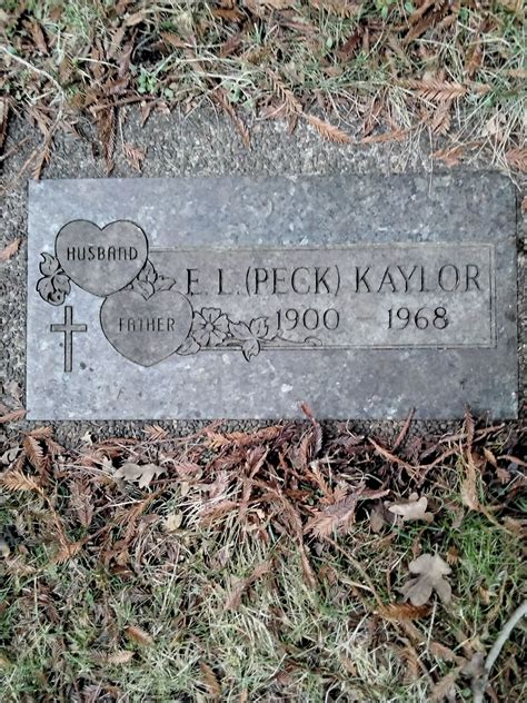 Elmo Leo Peck Kaylor Find A Grave Memorial