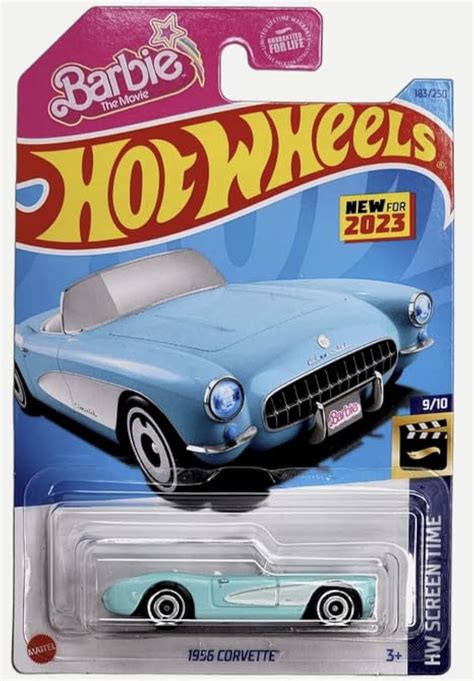 Amazon Hot Wheels Corvette Hw Screen Time Blue Toys Games