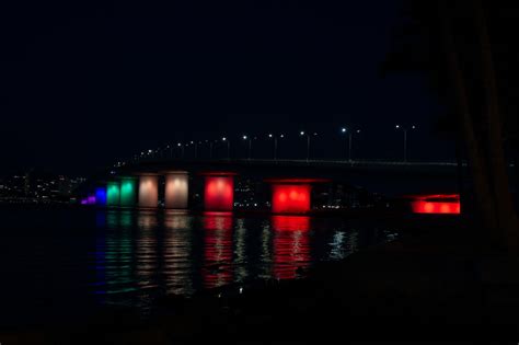Ringling Bridge Lit Up Rsarasota
