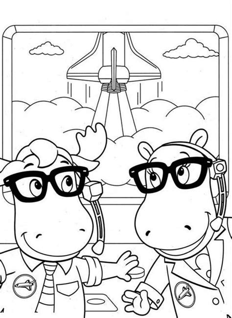 Backyardigans Tasha Coloring Pages Coloring Pages