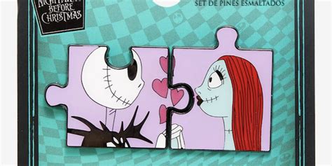 Nightmare Before Christmas Puzzle Piece Pin Set At Hot Topic Disney Pins Blog