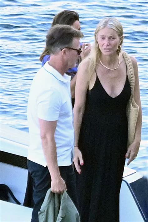Gwyneth Paltrow 52 Flaunts Killer Bikini Body On Yacht With Eclectic Group Of Famous Friends