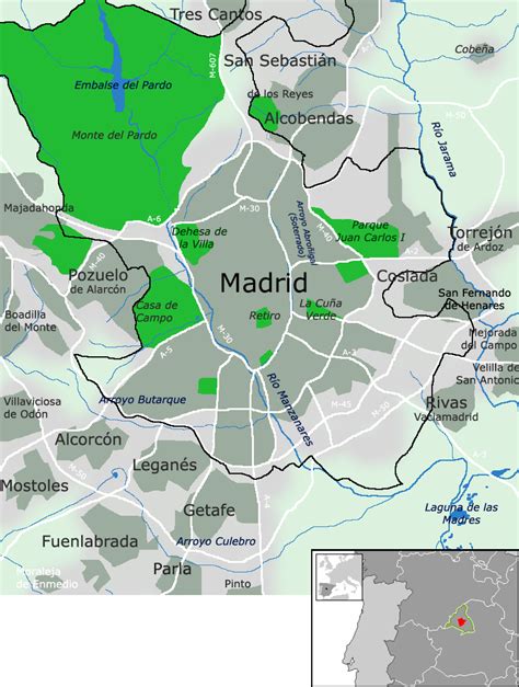 Área Metropolitana De Madrid Wikipedia La Enciclopedia Libre