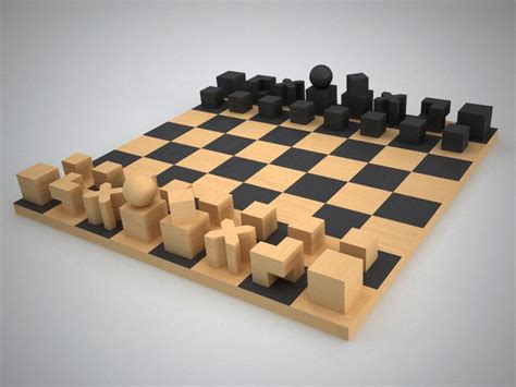 Échecs Josef Hartwig 1923 Bauhaus Leksaker Möbler