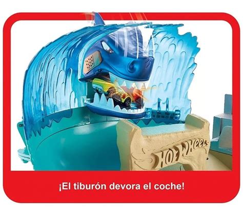 Batalla En Playa Tiburon Hot Wheels Digamo Uy