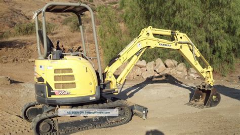 2009 Yanmar Mini Excavator Model Vio27 With 3 Buckets Less Than 450 Hours