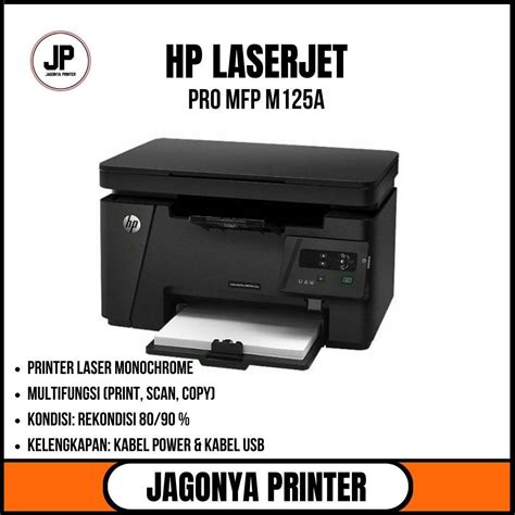 Printer HP Laserjet MFP M125A Laser mono Multifungsi A4 | Lazada Indonesia