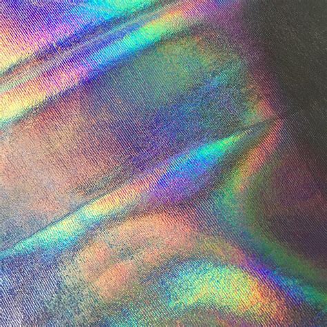 New Rainbow Holographic Fabric Bikini Halter Top Depop