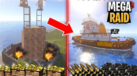 Tugboat Vs Base De Metal Rust Youtube