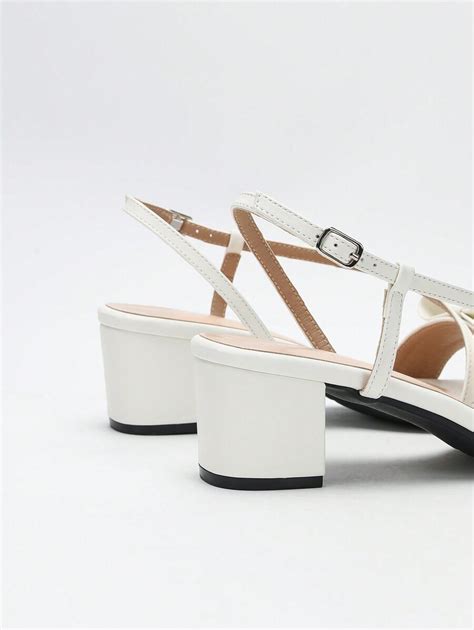 CUCCOO CURVES Wide Fit Women S Minimalist Nude Strap Square Toe High Heel Sandals SHEIN USA