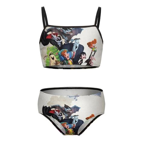Hotel Transylvania Girls Bikini Swimsuits Two Piece Beach Bathing Suit Swimwear 9 11Y 140cm