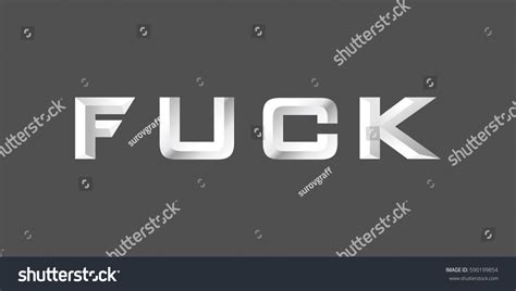 Letters Fuck Stock Vector Royalty Free 590199854 Shutterstock