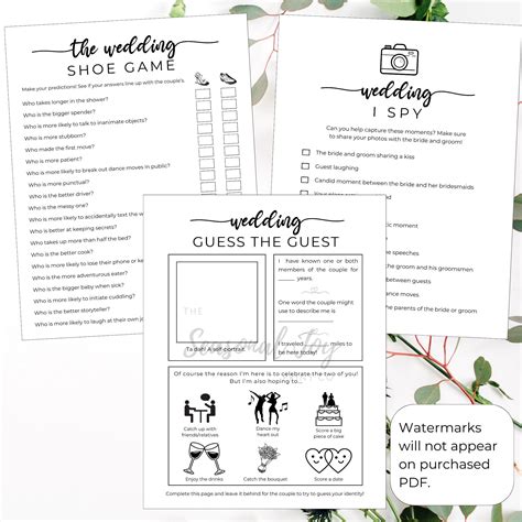 printable wedding games 3