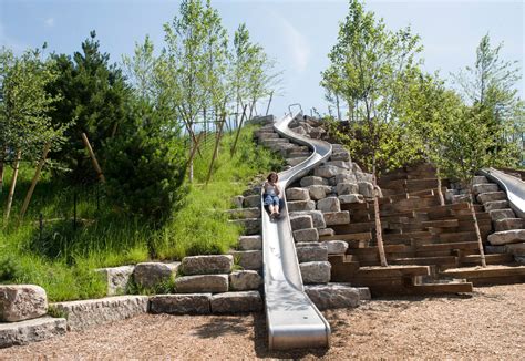 Testing New York Citys Longest Slide On Governors Island The New