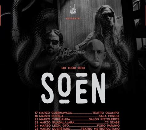 SOEN México Tour 2023 METALTOWER NET