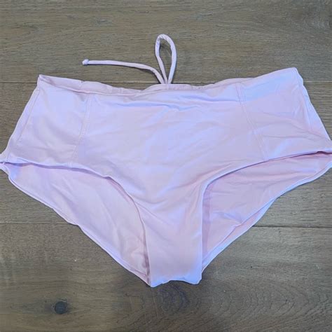 Frankie S Bikinis Swim Pink Frankies Bikini Lisa Tie Back Bottoms Poshmark