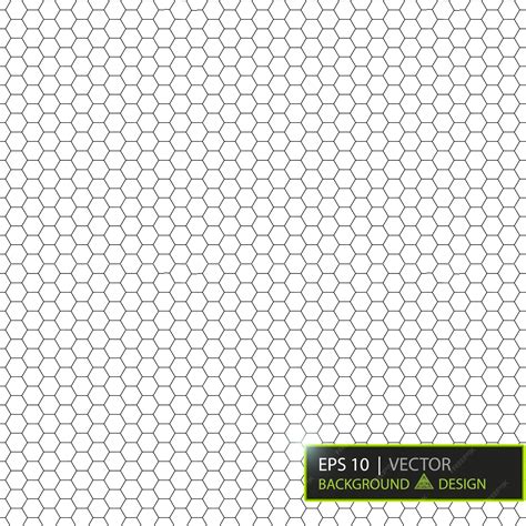 abstract geometric graphic seamless hexagon pattern background