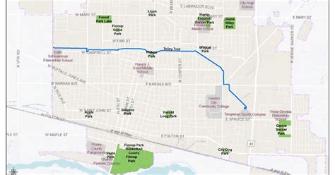 Map Of Garden City Kansas | Draw A Topographic Map