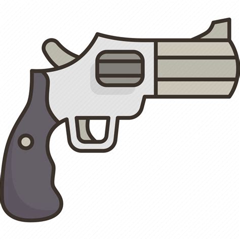 Gun Pistol Revolver Firearm Weapon Icon Download On Iconfinder