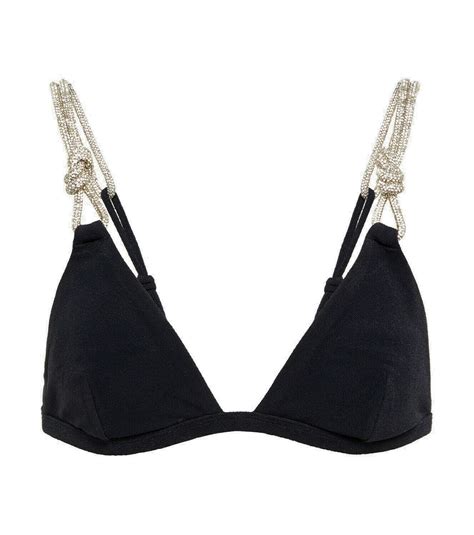 Simkhai Brighton Embellished Bikini Top Simkhai