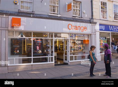 Orange Mobile Phone Shop In Norwichnorfolkuk Stock Photo Alamy