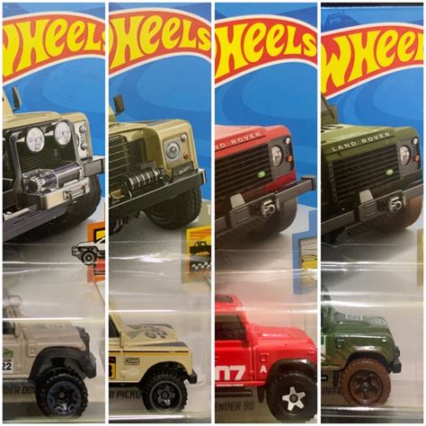 Hot Wheels Land Rover Defender Series Iii Double Cab Shopee Malaysia