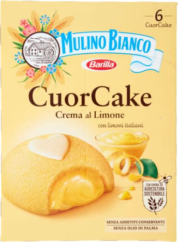 Mulino Bianco Cuor Cake Limone Ciasteczka Z Kremem Cytrynowym 210 G