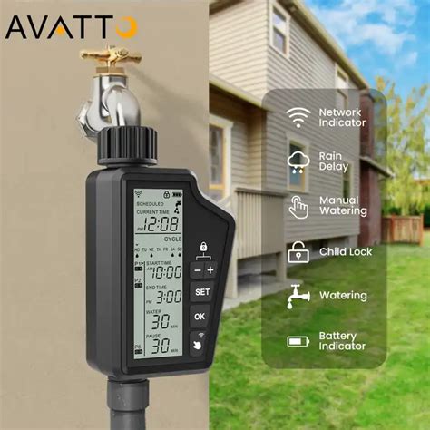 AVATTO Tuya Automatic Garden Controller System Wifi Tuya App Smart Hose ...