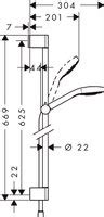 Душевой гарнитур Hansgrohe Croma Select E Vario 26582400 купить в ...