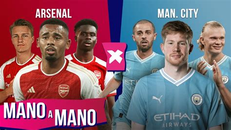 ARSENAL X MANCHESTER CITY QUEM É MELHOR MANO A MANO DA SUPERCOPA DA