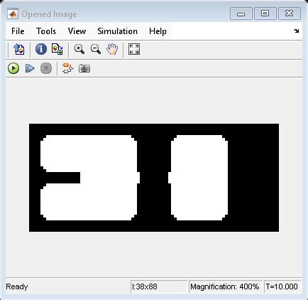 Perform Opening Of Binary Image Matlab Simulink Mathworks Espa A