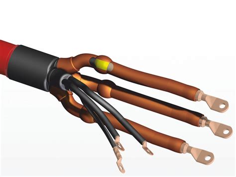 Indoor Cable Terminations For Screened Rubber Insulated Wires With