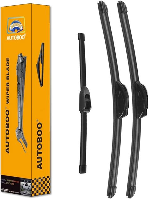 Amazon Autoboo Windshield Wipers With Inch Rear Wiper