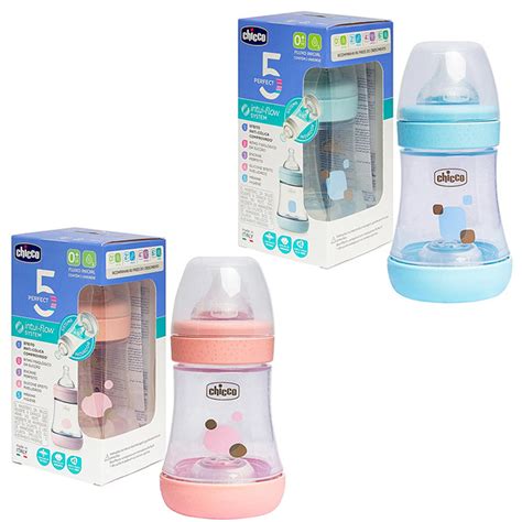 Mamadeira Chicco Perfect 5 - Mamadeira Perfect 5 Chicco 150ml Fluxo Inicial Rescém Nascido Menino ...