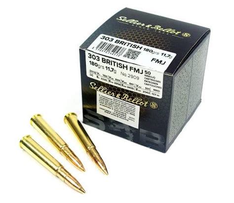 Amunicja S&B kal. 303 British FMJ 11,7G - Broń palna, pistolety ...
