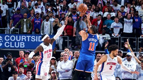 Jalen Brunson's clutch 3-pointer eliminates Pistons, sends Knicks to ...