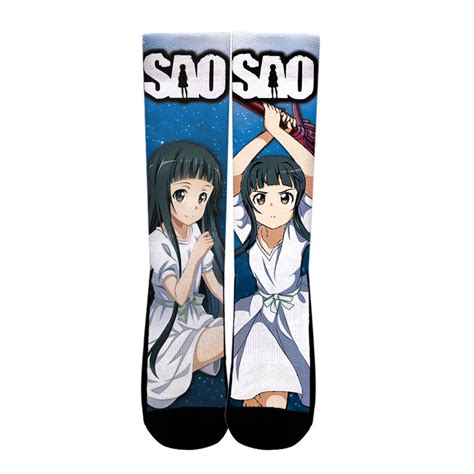 Yui Socks Sword Art Online Custom Anime Socks Animebape