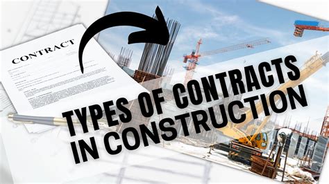 What Are The Types Of Contracts Used In Construction Industry Youtube