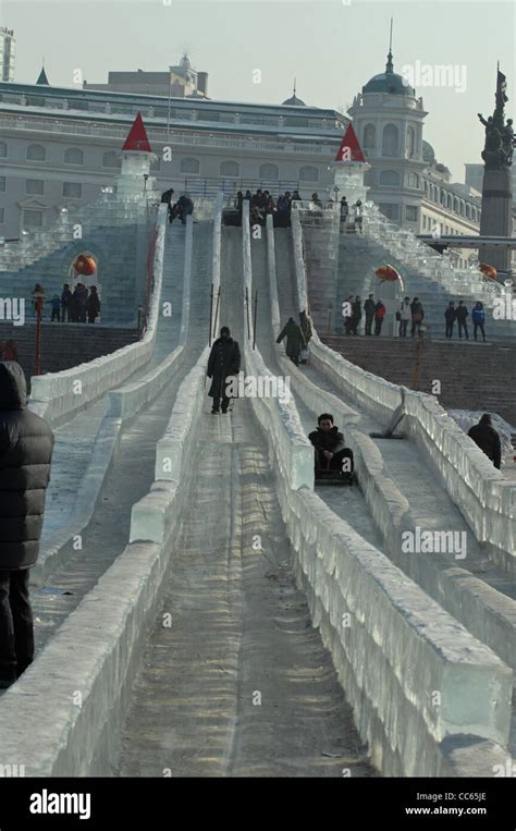 ice sculptures in Harbin Stock Photo - Alamy