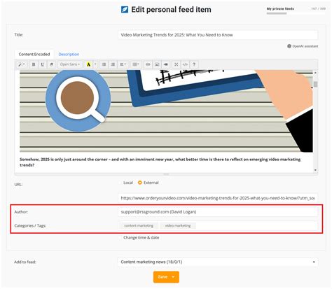 personal  private feeds tags author   rssgroundcom