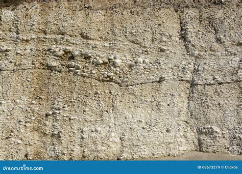 Chalk Cliffs Near Brighton, England Stock Image - Image of strata, calcium: 68673279