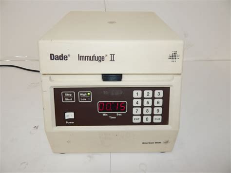 Baxter Dade Immufuge Ii Centrifuge Fiy1 Ebay